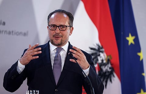 Austria's Foreign Minister Alexander Schallenberg. (Photo| AFP)