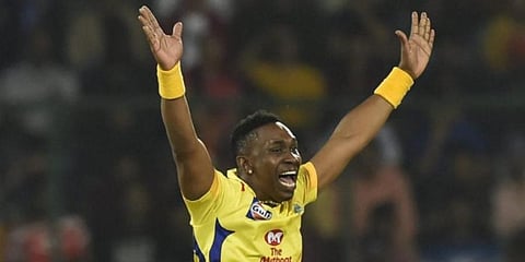 Chennai Super Kings all-rounder Dwayne Bravo (Photo | PTI)