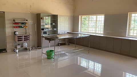 The view of veterinary hospital at Ballari zoo premises near Hampi. (Photo | EPS)