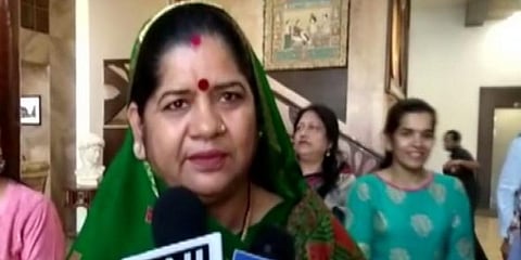Madhya Pradesh minister Imarti Devi (Photo | ANI)