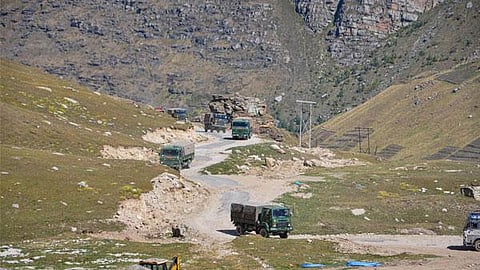 The India-China border dispute covers the 3,488-km-long LAC.