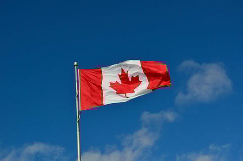 Image of Canadian flag used for representational purposes only.