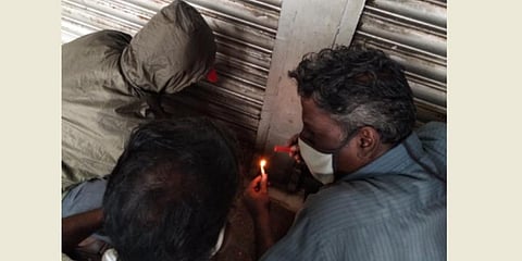 Chennai Corporation sealed Kumaran Silks in T Nagar. (Photo | Twitter, @chennaicorp)