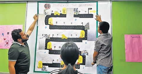 Students during ISDM’s Post Graduate Programme in Development Leadership