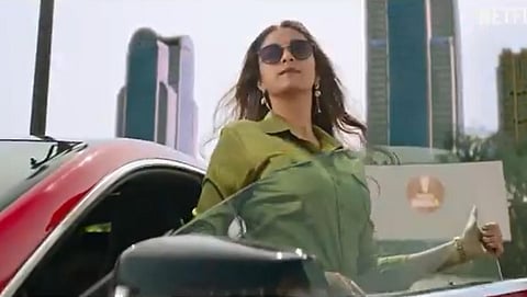 Keerthy Suresh seen in the film trailer of 'Miss India'. (Photo | YouTube Screengrab)