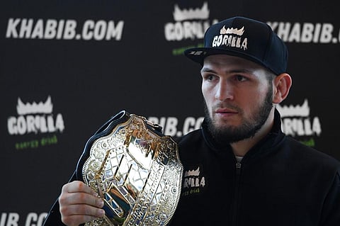 Mixed martial arts (MMA) fighter Khabib Nurmagomedov. (Photo | AFP)