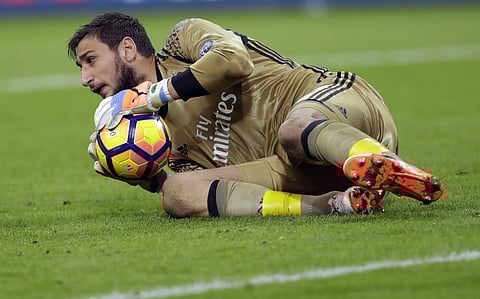 AC Milan goalkeeper Gianluigi Donnarumma (File | AP)