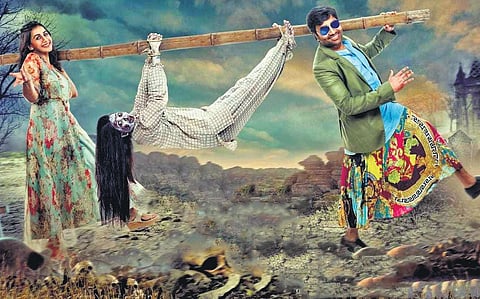 Idiot also stars Urvashi, Anandraj, Akshara Gowda, Ravi Mariya and RNR Manohar.