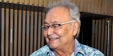 Legendary Bengali actor Soumitra Chatterjee (Photo | PTI)