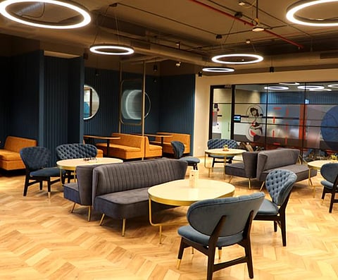 Co-working space at Awfis.