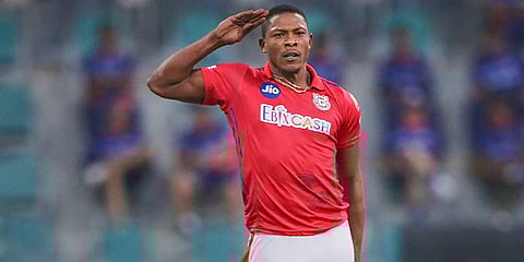 Kings XI Punjab player Sheldon Cottrell (Photo | PTI)