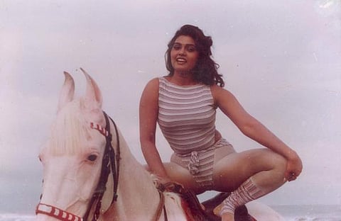 South Indian actress Silk Smitha during a photoshoot. (File | EPS)