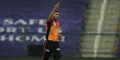 Sunrisers Hyderabad pacer Bhuvneshwar Kumar (Photo | PTI)