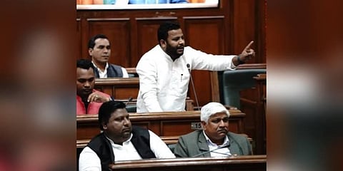 AAP MLA Kuldeep Kumar (Photo | Twitter)