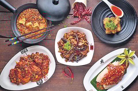 A spread of Oriental dishes from Berco’s