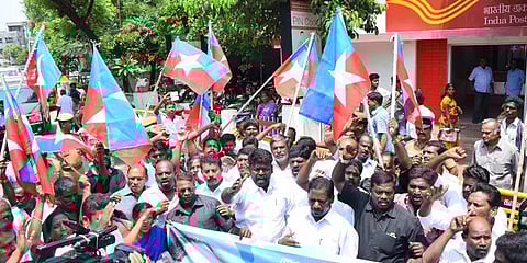 Image of VCK supporters used for representational purpose. (File Photo | EPS)