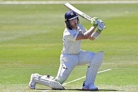 Will Pucovski bats for Victoria state during a Marsh Sheffield Shield cricket match between the Victoria Bushrangers and the Western Australia Western Warriors in Adelaide. (Photo | AP)
