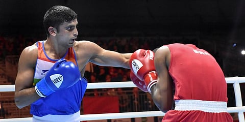 Indian boxer Manish Kaushik (Photo | PTI)