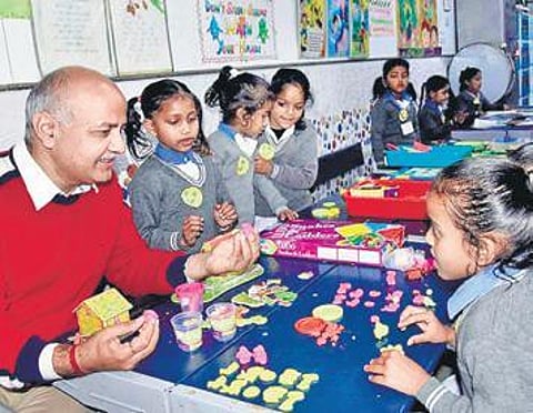 ‘Happiness class’ was introduced in Delhi government schools in July 2018. (File Photo)