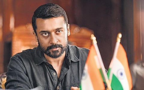 Surya in Soorarai Pottru.