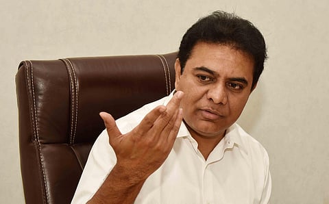 IT and Industries Minister KT Rama Rao. (Photo | Vinay Madapu, EPS)