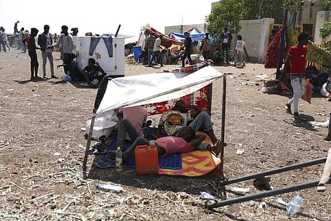 Refugees from the Tigray region of Ethiopia wait to register at the UNCHR center at Hamdayet, Sudan on Saturday, Nov. 14, 2020. (Photo | AP)
