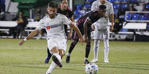 Uruguay striker Diego Rossi (Photo | AP)