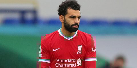 Liverpool striker Mohamed Salah (Photo | AP)