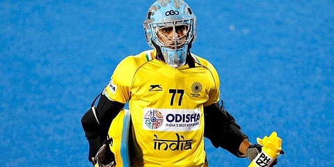 Indian Men's Hockey Team Goalkeeper Suraj Karkera