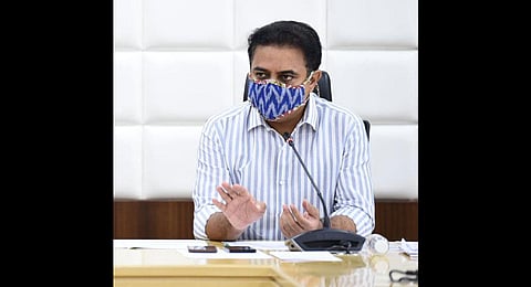 TRS working president and IT Minister KT Rama Rao. (Photo | EPS)