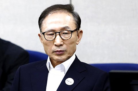 Former South Korean President Lee Myung-bak (Photo | AP)