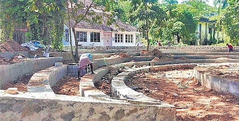 Work on the Open Air Auditorium under way in Fort Kochi | Express