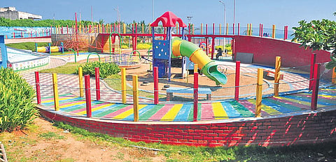 A view of All Abilities Park on Beach Road in Visakhapatnam | G Satyanarayana
