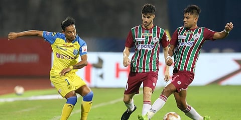 ATK Mohun Bagan secured a hard-fought and deserving 1-0 win over Kerala Blasters (ISL Twitter)