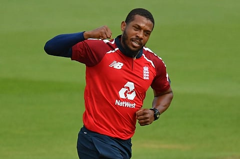 England's Chris Jordan. (Photo | AFP)