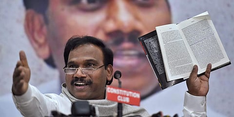Former telecom minister A Raja (File photo| PTI))