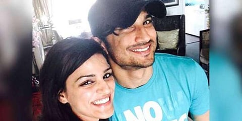 Late Bollywood actor Sushant Singh Rajput with his sister Shweta Singh Kirti.