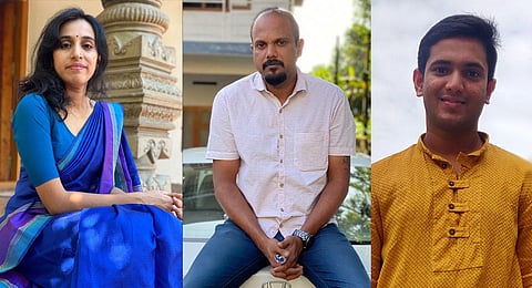 Pinky Jayaprakash, Jayaprakash T P and Rohith Surendran.