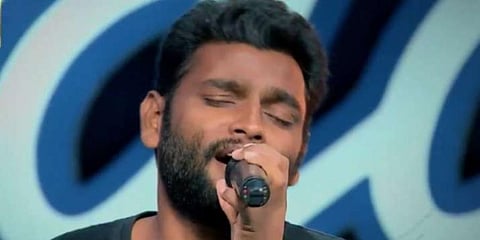 'Indian Idol 12' contestant Yuvraj Medhe (Photo | Sony TV Twitter)