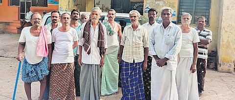 Residents of Pulletipalli village in Anantapur district | Express