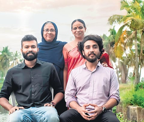 Hafez, Akshay and their family, that makes up team ‘Athey Nallatha’