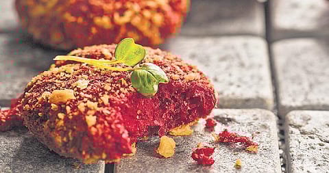 Beetroot Ki Tikki at Ophelia