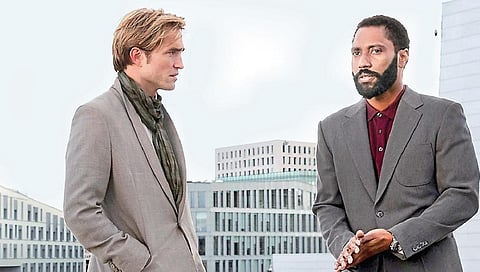 Robert Pattinson and John David Washington in 'Tenet'. (Photo | EPS)