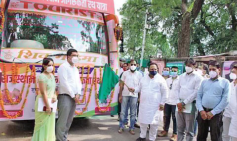 In the past two months, Upasana Chaudhary(above) campaigned across 15 districts of Rajasthan raising awareness about organ donation. She began her campaign post-lockdown from Sep 25 (Photo | EPS)