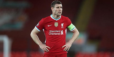 Liverpool vice-captain James Milner (Photo | AP)