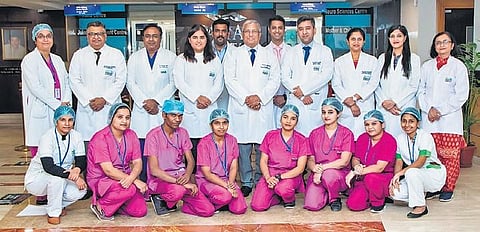 The haemato-oncologists, BMT physicians and trained nursing staff working in