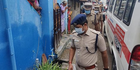 Superintendent of Police Sujit Kumar visited the spot. (Photo | EPS)