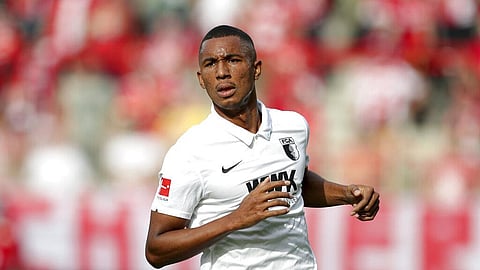 Augsburg's Felix Uduokhai plays during the German Bundesliga soccer match between 1. FC Union Berlin and FC Augsburg in Berlin (Photo | AP)