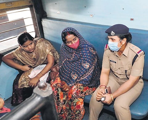 South Central Railway SCR launched 'Meri Saheli' campaign to ensure safe journey for women passengers. (Photo | EPS)