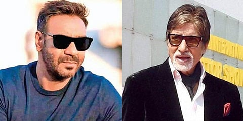 Ajay Devgn (L) and Amitabh Bachchan (R) (Photo | File photo, PTI)